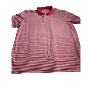 Vineyard Vines Striped Polo Shirt Pink White Whale Logo Short Sleeve XXL
(840)